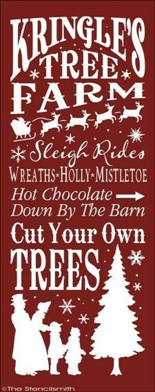1484 - Kringle's Tree Farm - The Stencilsmith