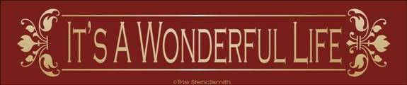 1486 - It's a Wonderful Life - The Stencilsmith
