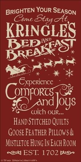 1488 - Kringle's Bed & Breakfast - The Stencilsmith