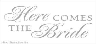 1495 - Here comes the Bride - The Stencilsmith