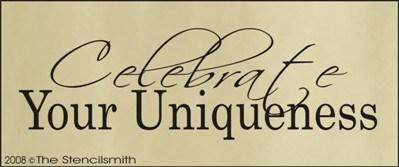 Celebrate Your Uniqueness - The Stencilsmith