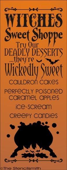 1497 - WITCHES Sweet Shoppe - The Stencilsmith
