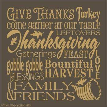1499 - THANKSGIVING - The Stencilsmith