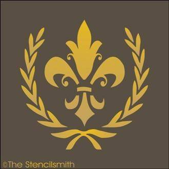1508 - Fleur Wreath - The Stencilsmith