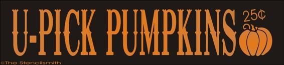 1520 - U-PICK PUMPKINS - The Stencilsmith