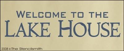 Welcome to the Lake House - The Stencilsmith