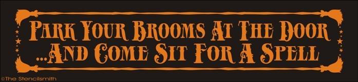 1533 - Park Your Brooms At The Door - The Stencilsmith