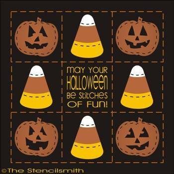1551 - Halloween Quilt - The Stencilsmith