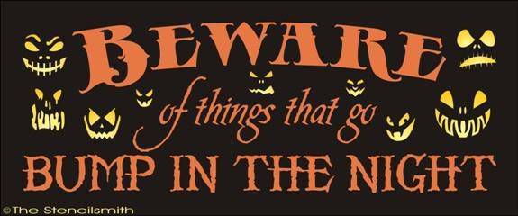 1562 - Beware of things that go bump in the night - The Stencilsmith