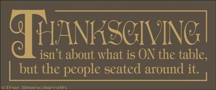 1573 - THANKSGIVING isn't about - The Stencilsmith