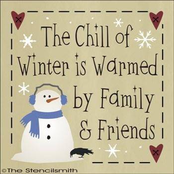1587 - The Chill of Winter is Warmed by - The Stencilsmith