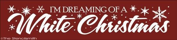 1597 - I'm dreaming of a White Christmas - The Stencilsmith