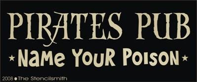 PIRATES PUB - Name Your Poison - The Stencilsmith