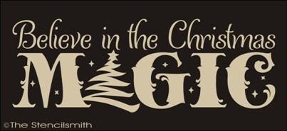 1598 - Believe in the Christmas Magic - The Stencilsmith