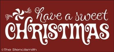 1606 - have a sweet Christmas - The Stencilsmith