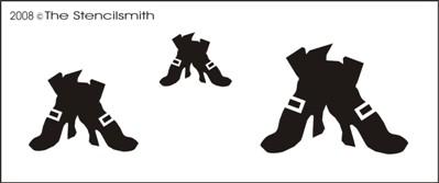 Witchy Shoes - B - The Stencilsmith