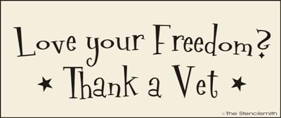 Love your freedom?  Thank a Vet - The Stencilsmith