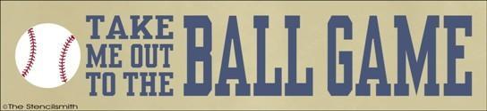 1618 - Take me out to the BALL GAME - The Stencilsmith