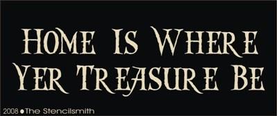 Home is where yer treasure be - The Stencilsmith