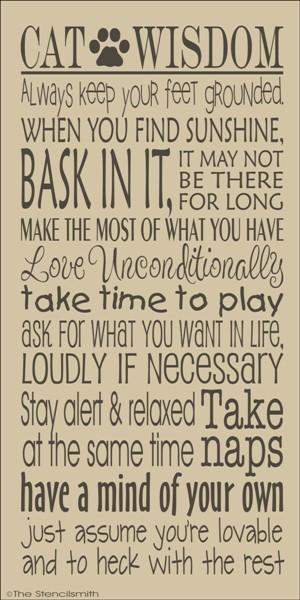 1627 - CAT WISDOM - The Stencilsmith