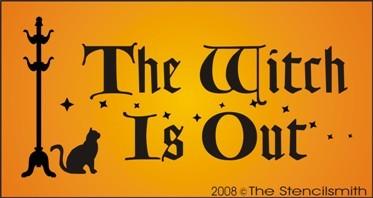 The Witch Is Out - The Stencilsmith