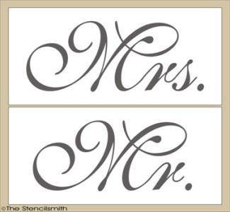 1636 - Mrs. Mr. - The Stencilsmith