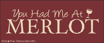 You had me at MERLOT - The Stencilsmith