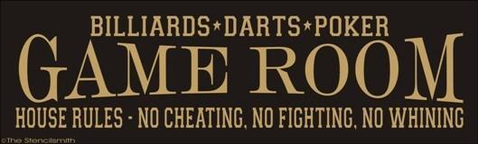 1654 - GAME ROOM - The Stencilsmith