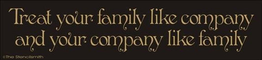 1658 - Treat your family like company and ... - The Stencilsmith