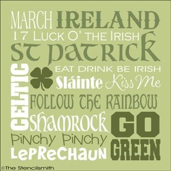 1669 - ST PATRICK'S DAY - The Stencilsmith