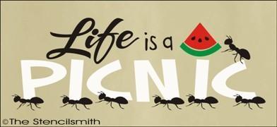 1708 - Life is a picnic - The Stencilsmith