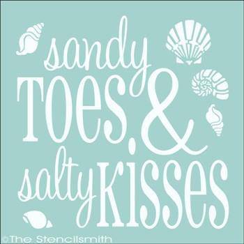1732 - Sandy Toes & Salty Kisses - The Stencilsmith