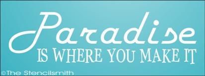 1736 - Paradise is where you make it - The Stencilsmith