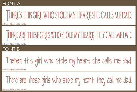 1748 - There's this girl who stole my heart - The Stencilsmith