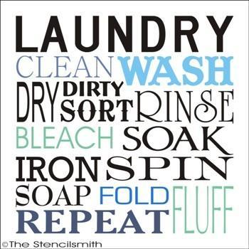 1759 - LAUNDRY - The Stencilsmith