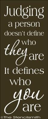 1781 - Judging a person - The Stencilsmith