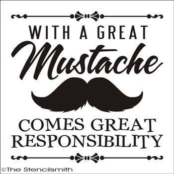 1804 - with a great Mustache - The Stencilsmith