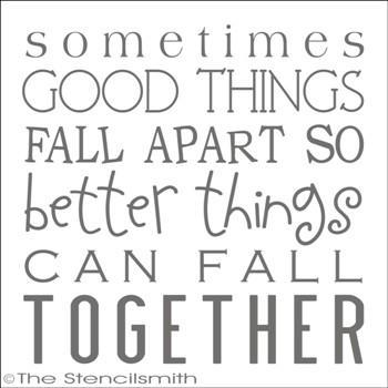 1805 - Sometimes good things fall apart - The Stencilsmith