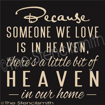 1814 - Because someone we love - The Stencilsmith