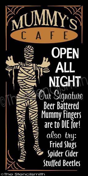 1821 - Mummy's Cafe - The Stencilsmith