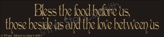 1832 - Bless the food before us - The Stencilsmith