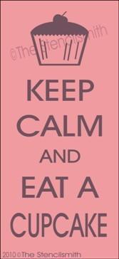 1870 - Keep Calm and eat a Cupcake - The Stencilsmith