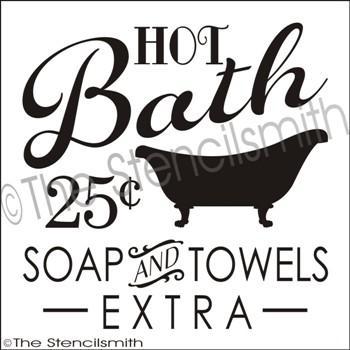 1883 - Hot Bath - The Stencilsmith