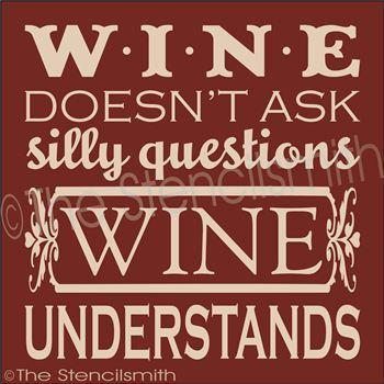 1905 - WINE doesn't ask - The Stencilsmith