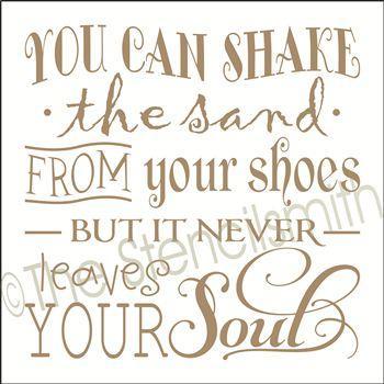 1907 - You can shake the sand - The Stencilsmith