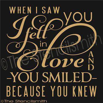 1917 - When I saw you I fell in love - The Stencilsmith