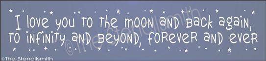 1940 - I love you to the moon  ... forever and ever - The Stencilsmith