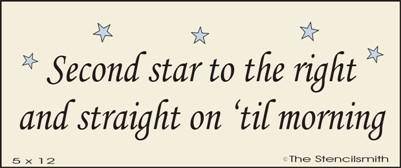Second star the right straight on til morning - The Stencilsmith