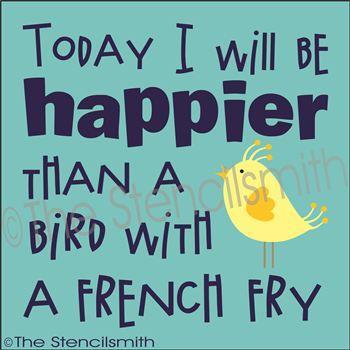 1955 - Today I will be happier than - The Stencilsmith