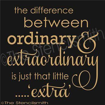 1956 - The difference between ordinary - The Stencilsmith